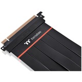 Thermaltake PCIe 4.0 x16 90° Extender, Câble d'extension Noir, 0,3 mètres