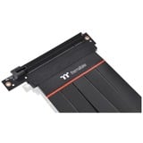 Thermaltake PCIe 4.0 x16 90° Extender, Câble d'extension Noir, 0,3 mètres