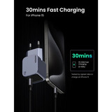 UGREEN 35006 chargeur d'appareils mobiles Universel Gris Secteur Intérieure Intérieure, Secteur, Gris