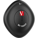 Verbatim My Finder Traceur Bluetooth - une pièce, Traceur de localisation Noir, Personnel, Recherche, Noir, Résistant à la poussière, Imperméable, Acrylonitrile-Butadiène-Styrène (ABS), Polycarbonate (PC), IP66