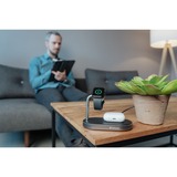 Verbatim WCS-02 Universel Noir USB Recharge sans fil Charge rapide Intérieure Noir, 1x USB-A, Intérieure, USB, Recharge sans fil, 1,5 m, Noir