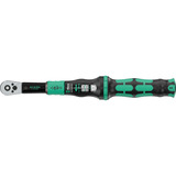 Wera Clé dynamométrique avec carré traversant Click-Torque Lock A 5 R/L Noir/Vert