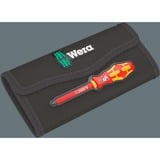 Wera Kraftform Kompakt VDE 15 Torque extra slim 1 Tool Finder, 15 pièces, Tournevis Rouge/Jaune
