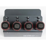 Wiha Tournevis avec porte-embouts SoftFinish, 1/4" Noir/Rouge