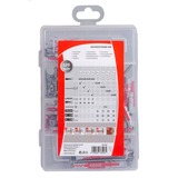 fischer 553339, Cheville Gris clair/Rouge