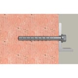 fischer Vis à béton UltraCut FBS II 8x80 30/15/- Hexagonale avec rondelle TX 