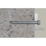 fischer Vis à béton UltraCut FBS II 8x80 30/15/- Hexagonale avec rondelle TX 