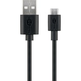 goobay 38659 câble USB 0,5 m USB 3.2 Gen 1 (3.1 Gen 1) USB A Micro-USB B Noir Noir, 0,5 m, USB A, Micro-USB B, USB 3.2 Gen 1 (3.1 Gen 1), 0,48 Mbit/s, Noir