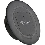 i-tec Built-in Desktop Fast Charger, Bloc d'alimentation Noir, USB 3.0