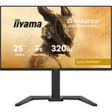 iiyama G-MASTER GB2591HSU-B1 24.5" Moniteur gaming Noir (Mat), 1x DisplayPort, 2x HDMI, 2x USB-C, 2x USB-A, 320 Hz, 62,2 cm (24.5"), 1920 x 1080 pixels, Full HD, LED, 0,4 ms, Noir