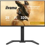 iiyama G-MASTER GB2591HSU-B1 24.5" Moniteur gaming Noir (Mat), 1x DisplayPort, 2x HDMI, 2x USB-C, 2x USB-A, 320 Hz, 62,2 cm (24.5"), 1920 x 1080 pixels, Full HD, LED, 0,4 ms, Noir
