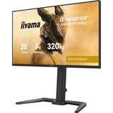 iiyama G-MASTER GB2591HSU-B1 24.5" Moniteur gaming Noir (Mat), 1x DisplayPort, 2x HDMI, 2x USB-C, 2x USB-A, 320 Hz, 62,2 cm (24.5"), 1920 x 1080 pixels, Full HD, LED, 0,4 ms, Noir