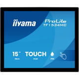 iiyama ProLite TF1534MC-B8X 15" Moniteur tactile Noir (Mat), 1x DisplayPort, 1x HDMI, 1x VGA