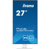 iiyama ProLite XUB2797HSU-W2 écran plat de PC 68,6 cm (27") 1920 x 1080 pixels Full HD LED Blanc Moniteur  Blanc (mat), 68,6 cm (27"), 1920 x 1080 pixels, Full HD, LED, 1 ms, Blanc