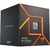 AMD Ryzen 7 7700, 3,8 GHz (5,3 GHz Turbo Boost) socket AM5 processeur Unlocked, Wraith Prism, processeur en boîte