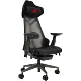 ASUS ROG Destrier Ergo Siège respirant Dossier en mesh, Siège gaming Noir/gris, Siège respirant, Dossier en mesh, Noir, Gris, Aluminium, Noir