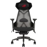 ASUS ROG Destrier Ergo Siège respirant Dossier en mesh, Siège gaming Noir/gris, Siège respirant, Dossier en mesh, Noir, Gris, Aluminium, Noir