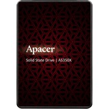 Apacer AS350X 2.5" 512 Go Série ATA III 3D NAND, SSD Noir, 512 Go, 2.5", 560 Mo/s