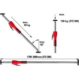 BESSEY STE300, Soutien Argent/Rouge