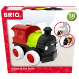 BRIO Train Push & Go avec vapeur, Jeu véhicule 