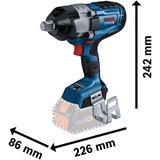 Bosch PRO Clé à chocs sans fil BITURBO GDS 18V-1600 HC Professional, 18Volt, Visseuse à choc Bleu/Noir