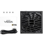Chieftec Vega PPG-850-S Watt unité d'alimentation d'énergie 20+4 pin ATX ATX Noir alimentation 850 watt Noir, 4x PCIe, 850 W, 100 - 240 V, Sur-courant, Sur-alimentation, Surtension, Surchauffe, Court-circuit, Surge & inrush protection..., 20+4 pin ATX, 60 cm, 400 mm