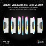 Corsair 64 Go DDR5-6000 (2x 32 Go) mémoire vive Blanc, CMH64GX5M2B6000C30W, XMP 3.0