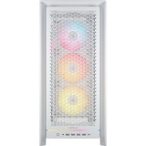 Corsair  boîtier midi tower Blanc | 4x USB-A | 1x USB-C | RGB | Verre Trempé