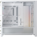 Corsair  boîtier midi tower Blanc | 4x USB-A | 1x USB-C | RGB | Verre Trempé