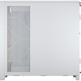 Corsair  boîtier midi tower Blanc | 4x USB-A | 1x USB-C | RGB | Verre Trempé