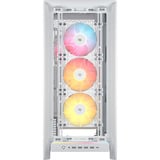 Corsair  boîtier midi tower Blanc | 4x USB-A | 1x USB-C | RGB | Verre Trempé