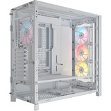 Corsair  boîtier midi tower Blanc | 4x USB-A | 1x USB-C | RGB | Verre Trempé