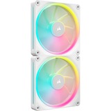 Corsair iCUE LINK LX140 RGB ventilateurs de boîtier Blanc, 2 pièces, 140 x 140 x 25 mm, PWM