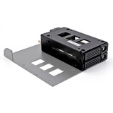 DeLOCK Baie mince cadre amovible pour 2 x 2,5″ U.2 NVMe SSD, Boîtier disque dur 