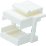 Digitus Adaptateur Keystone LC pour panneau de brassage, Cadre de montage Blanc