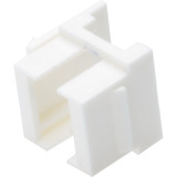 Digitus Adaptateur Keystone LC pour panneau de brassage, Cadre de montage Blanc