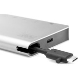 Digitus Station d'accueil de voyage multiport USB Type-C Argent