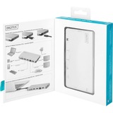 Digitus Station d'accueil de voyage multiport USB Type-C Argent