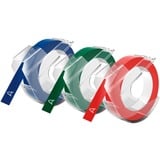 Dymo Ruban de Marquage 3D Authentique | 9 mm x 3 m | RougeNoir et Bleu | autocollantes | Lot de 3 Étiquettes de marquage en vinyle Belgique, 3 m, 3 pièce(s), 89 mm, 105 mm, 50 mm