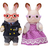 EPOCH Sylvanian Families - Grands-parents Lapins en Chocolat, Jouets de construction 