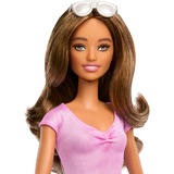  Fashionistas Barbie-Barbie 228-Poupée aveugle avec canne et lunettes Poupée mannequin, Femelle, 3 an(s), Garçon/Fille, 298 mm, 174 g