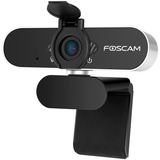 Foscam W21 webcam 2 MP 1920 x 1080 pixels USB Noir Noir/Argent, 2 MP, 1920 x 1080 pixels, 30 ips, 1920x1080@25fps,1920x1080@30fps, 1080p, H.264