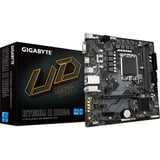 GIGABYTE B760M H DDR4 Carte Mère - Prend en charge les processeurs Intel Core 14e génération, VRM numérique 6+1+1 phases, jusqu'à 3200MHz DDR4 (OC), 2xPCIe 4.0 M.2, GbE LAN, USB 3.2 Gen1 carte mère socket 1700 VRM numérique 6+1+1 phases, jusqu'à 3200MHz DDR4 (OC), 2xPCIe 4.0 M.2, GbE LAN, USB 3.2 Gen1, Intel, LGA 1700, Intel® Celeron®, Intel® Pentium® Gold, LGA 1700, 64 Go, DDR4-SDRAM
