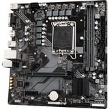 GIGABYTE B760M H DDR4 Carte Mère - Prend en charge les processeurs Intel Core 14e génération, VRM numérique 6+1+1 phases, jusqu'à 3200MHz DDR4 (OC), 2xPCIe 4.0 M.2, GbE LAN, USB 3.2 Gen1 carte mère socket 1700 VRM numérique 6+1+1 phases, jusqu'à 3200MHz DDR4 (OC), 2xPCIe 4.0 M.2, GbE LAN, USB 3.2 Gen1, Intel, LGA 1700, Intel® Celeron®, Intel® Pentium® Gold, LGA 1700, 64 Go, DDR4-SDRAM