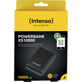 Intenso XS10000 Lithium Polymère (LiPo) 10000 mAh Noir, Powerbank Noir, 10000 mAh, Lithium Polymère (LiPo), Noir