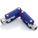 KNIPEX Clé de boîte de vitesses DoubleJoint 00 11 06 V03, Clés mixtes à cliquet Bleu/Rouge