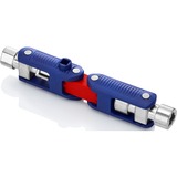 KNIPEX Clé de boîte de vitesses DoubleJoint 00 11 06 V03, Clés mixtes à cliquet Bleu/Rouge