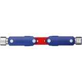 KNIPEX Clé de boîte de vitesses DoubleJoint 00 11 06 V03, Clés mixtes à cliquet Bleu/Rouge