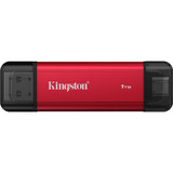 Kingston Dual Portable 1 TB SSD externe Rouge/Noir