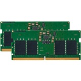 Kingston ValueRAM KVR48S40BS8K2-32 module de mémoire 32 Go 2 x 16 Go DDR5 4800 MHz, Mémoire vive Vert, 32 Go, 2 x 16 Go, DDR5, 4800 MHz, 262-pin SO-DIMM